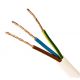 Kábel elek.H05VV-F 3x0,75 G biely-1m