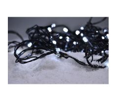 Solight LED vianočná reťaz, 500 LED, 50m, prívod 5m, IP44, biela