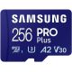 Samsung PRO Plus MicroSDXC, 256GB + SD adaptér