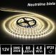 5m LED pásik 60LED/m SMD2835 4,8W/m neutrálna biela IP20 12V