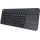 Logitech K400 Plus, bezdrôtová klávesnica s touchpadom, SK+CZ, čierna