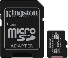 Kingston Canvas Select Plus, micro SDXC, 32GB + adaptér