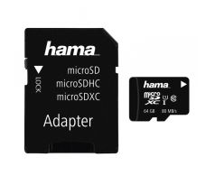 Hama microSDXC 64GB + adaptér
