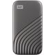 WD My Passport SSD, 2 TB, sivý