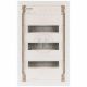 Rozvodnica plast-plech KLV-36UPS-F 36+6M zapustená IP30 plech. dvere