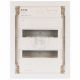 Rozvodnica plast-plech KLV-24UPS-F 24+4M zapustená IP30 plech. dvere