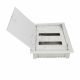 Rozvodnica plast-plech RZA-Z-2S28 28M zapustená IP30 plech. dvere