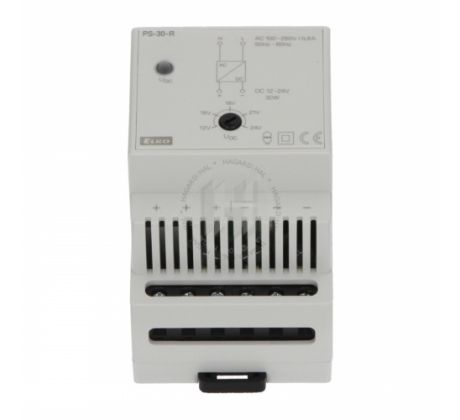 Zdroj napájací stabilizovaný PS-30-R 5158 (4944) 30W 12-24VDC 3M regulovaný, LED