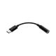 Adaptér USB typ C - zásuvka Jack 3.5mm 15cm REBEL