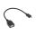 Kábel USB A (zásuvka) - micro USB, 20cm