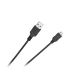 Kábel USB A - micro USB 0,2m cabletech standard