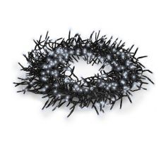 Solight LED vonkajšia vianočná reťaz s diaľkový ovládaním- Cluster, 576 LED, 8 funkcií, časovač, IP44, studená biela