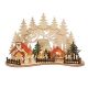 Solight LED vianočné mestečko s kostolom, 30x19cm, 2x AAA