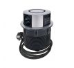 Solight 3z + USB A+C 20W PD, Wireless 10W, výsuvný blok zásuviek, 2m,  strieborný