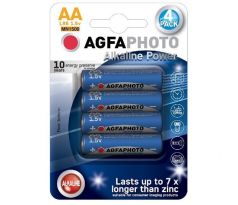AgfaPhoto Power alkalická batéria LR06/AA, blister 4ks