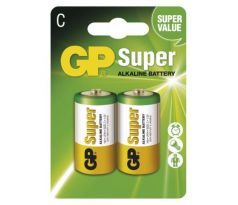 Alkalická batéria GP Super LR14 (C), 2 ks