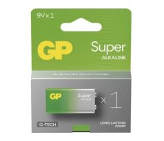 Alkalická batéria GP Super 6LR61 (9V) 1 ks