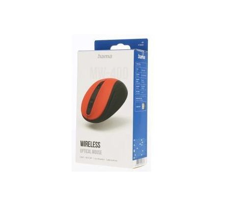 Bezdrôtová myš MW-400 V2 ergonom. BK/RED