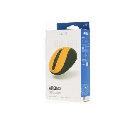 Bezdrôtová myš MW-400 V2 ergonom.yellow
