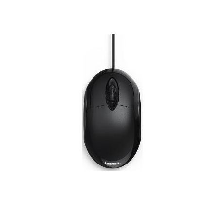 Optická káblová myš MC-100 black Hama