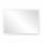 LED zrkadlo obdĺžnikové 70x50 cm, horizontálne, vstavaný vypínač, bez okraja, 4000