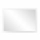 LED zrkadlo obdĺžnikové 70x50 cm, horizontálne, vstavaný vypínač, bez okraja, 4000