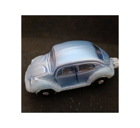 AUTO CHROBÁK, forma, mat, svetlo modré, dekor.
