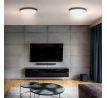 Solight LED osvetlenie s diaľkovým ovládačom Estela Black, 36W, 2700lm, 30cm, zmena chromatickosti, stmievateľná