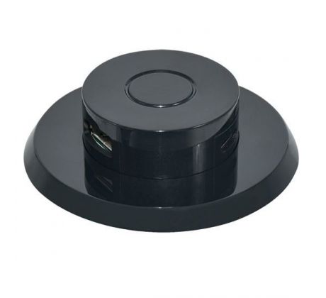 Solight výsuvná nabíjačka USB A+C 24W PD, čierna