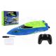 Motorový čln/loď do vody RC plast 22cm modrý na batérie 2,4Ghz