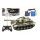 Tank RC plast 27cm 27MHz na batérie + dobíjací pack so zvukom
