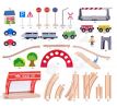Woody Vláčkodráha s elektrickou mašinkou a viaduktom