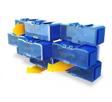 Intek Hot Wheels: Multibrick kufrík na 28 autíčok