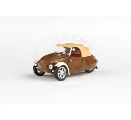 Velorex 16/350 (1966) 1:43 - Hnedá/Svetlo Béžová/Slonová Kosť