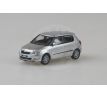 Škoda Fabia II FL (2013) 1:43 - Strieborná Brilliant Metalíza