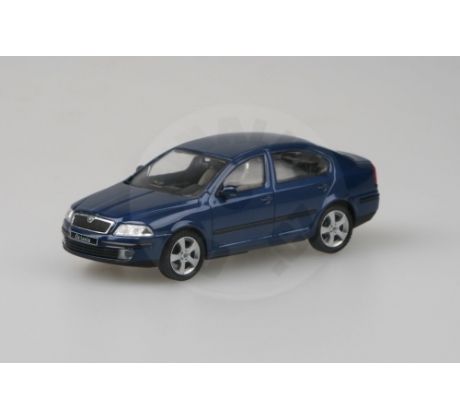 Škoda Octavia II (2004) 1:43 - Modrá Hlbinná Metalíza