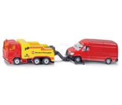 SIKU Super - Odťahové auto s dodávkou
