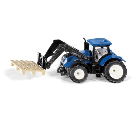 SIKU - traktor New Holland s paletovými vidlami a paletou