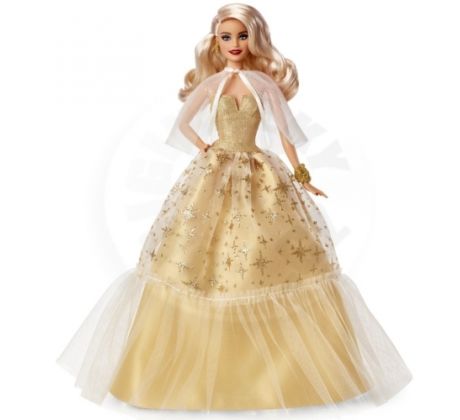 Mattel - Barbie Signature Vianočná bábika blondínka 2023