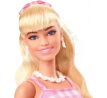 Mattel Barbie: The Movie - zberateľská bábika Margot Robbie ako Barbie v ružových šatách