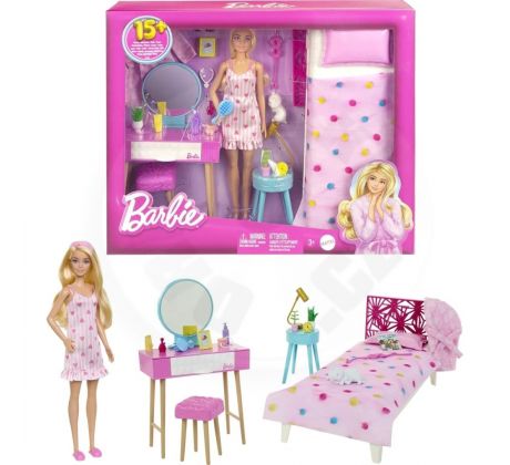 Mattel Barbie Spálna s bábikou