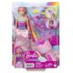 Mattel Barbie: Dreamtopia - Fantasy vlasy s vrkôčikom a Twist Styling Rainbow Extensions (