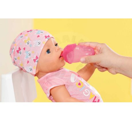 BABY born Fľaštička s viečkom, ružová
