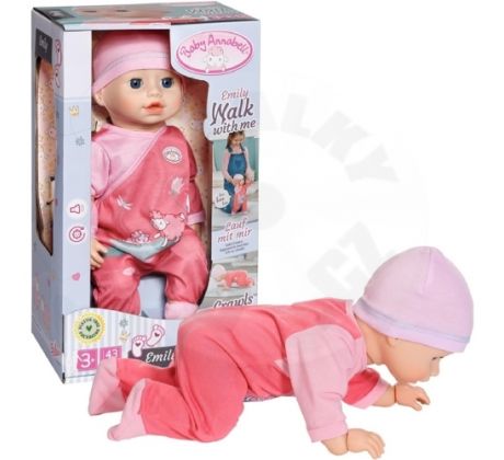Baby Annabell Emily sa uči chodiť, 43 cm