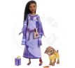Mattel Disney Wish - Bábika so zvieracím kamarátom na cestách