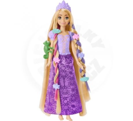 Mattel Disney Princess - Rozprávkové vlasy Rapunzel (HLW18)