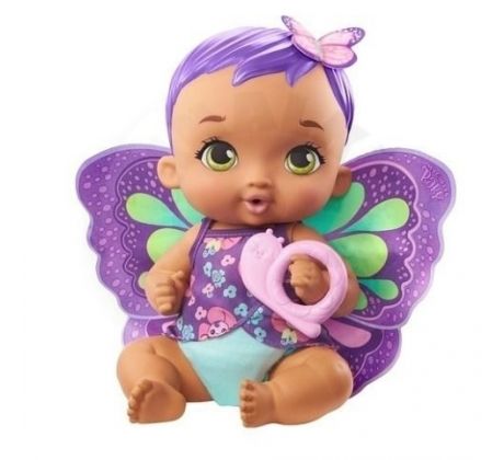 Mattel My Garden Baby: Feed & Change Baby Butterfly (Purple Hair) (GYP11)