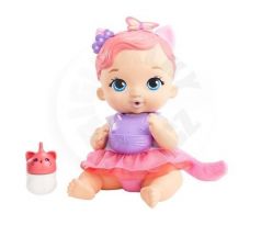 Mattel My Garden Baby – kŕmte a vymieňajte mačiatku bábiku (ružové vlasy) (HHL21)