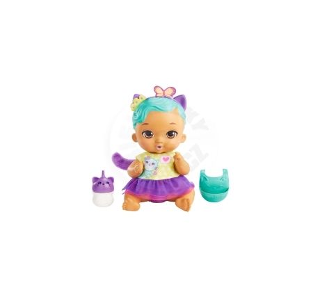 Mattel My Garden Baby – kŕmte a vymieňajte mačiatku bábiku (svetlo modré vlasy) (HHL22)