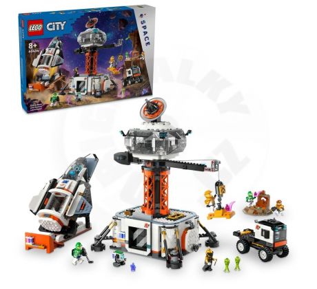 LEGO® City 60434 Vesmírna základňa a štartovacia plošina pre raketu